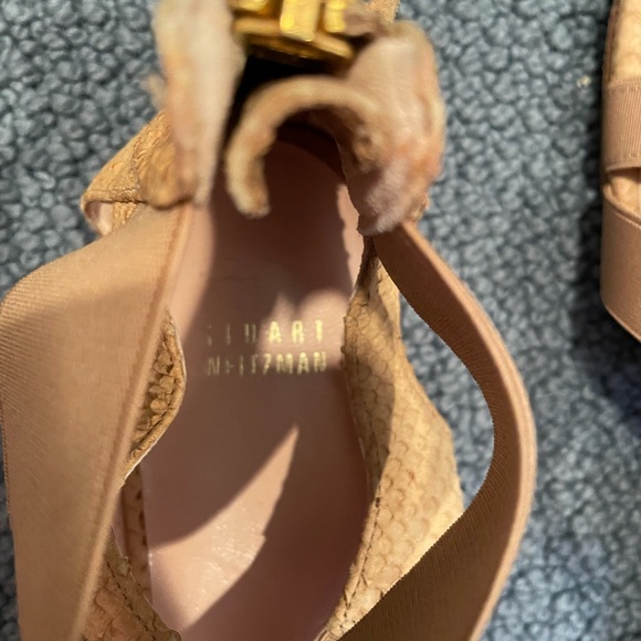 Stretchy Stuart Weitzman flat sandals - Picture 2 of 3
